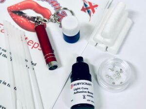 Rubyscraft Mini Tooth Gem Kit -  with Lead Free 30pcs ss6 Swarovski® Crystals