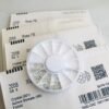 100pcs Mix Tooth Gem Swarovski® Wheel Mix AB Crystal ss3, ss4, ss5, ss6 Lead free Non hotfix foiled Rhinestone Flatback ref: 2058