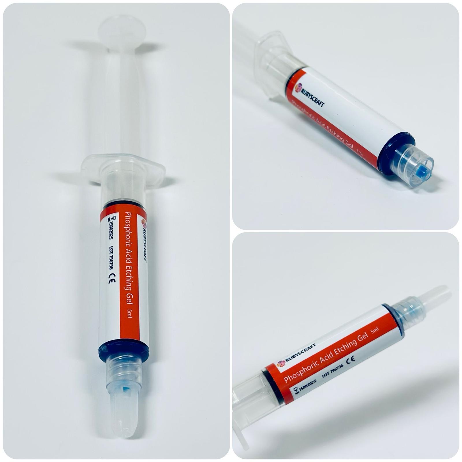 1pc Rubyscraft® Tooth Gem Acid etching gel 5ml with nozzles