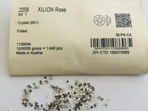 Alternative view of 50pcs  Swarovski® Crystals non hotfix ss7 Crystal Rhinestones Flatbacks