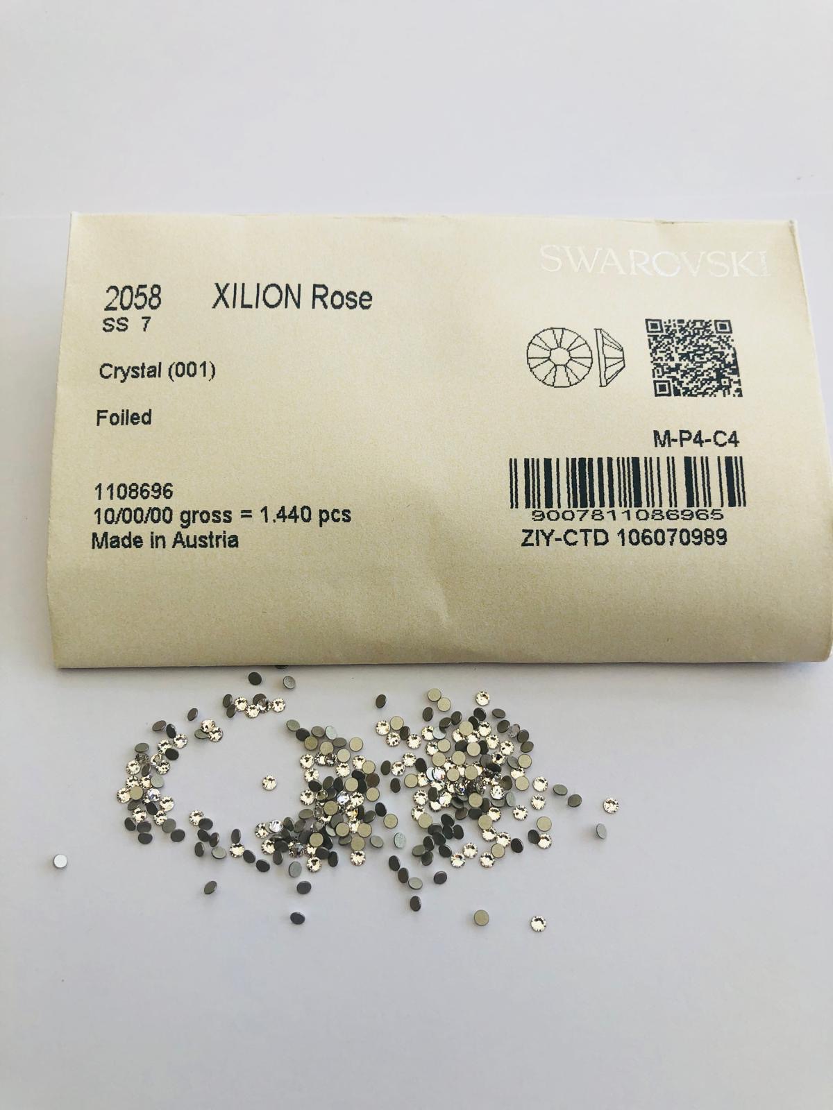 50pcs  Swarovski® Crystals non hotfix ss7 Crystal Rhinestones Flatbacks