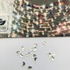 10pcs Tooth Gems Preciosa® Crystal Moon 2x4mm Lead-Free Gems Non hotfix foiled  Rhinestones Flatbacks
