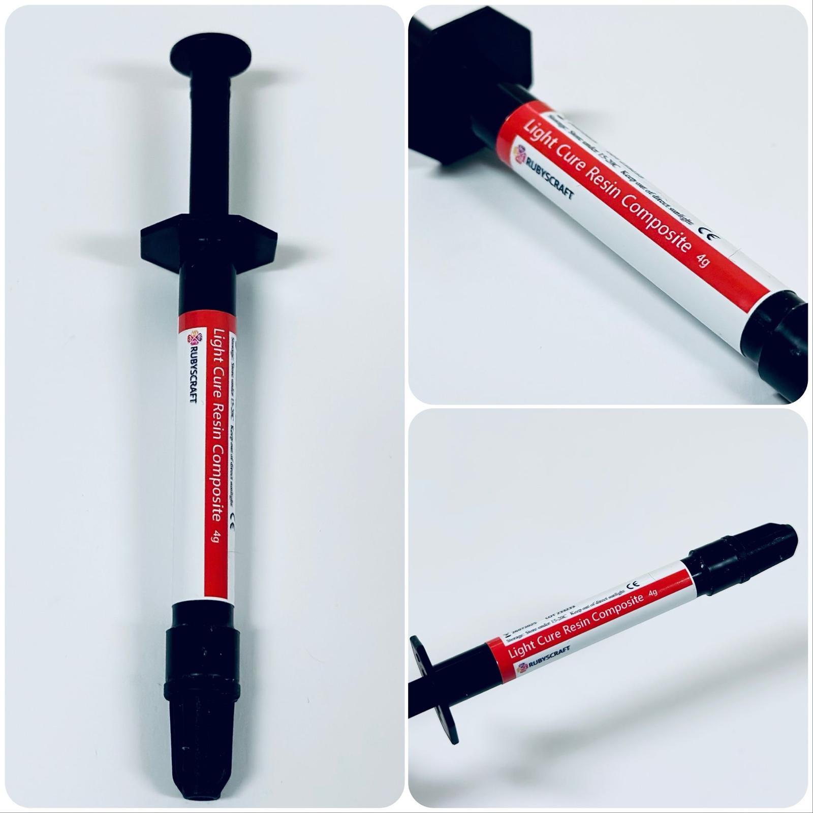 1pc Rubyscraft® Tooth gem Light cure flowable A2 adhesive 2ml with  Nozzles