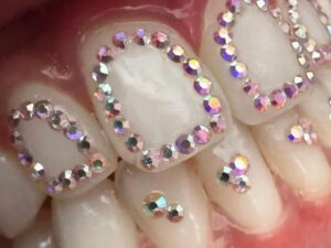 100pcs Mix Tooth Gem Swarovski® Wheel Mix AB Crystal ss3, ss4, ss6, ss8 Lead free Non hotfix foiled Rhinestone Flatback ref: 2058