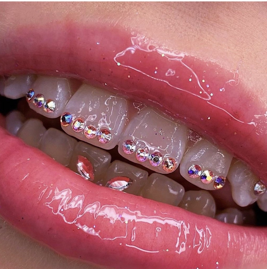 100pcs Mix Tooth Gem Swarovski® Wheel Mix AB Crystal ss3, ss4, ss6, ss8 Lead free Non hotfix foiled Rhinestone Flatback ref: 2058