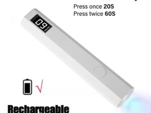 Alternative view of 1pc Mini UV Rechargeable Light White , 2 settings