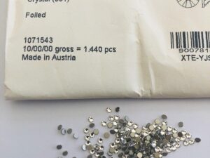 30pcs  Swarovski® Crystals non hotfix ss6 Crystal Rhinestones  Flatbacks