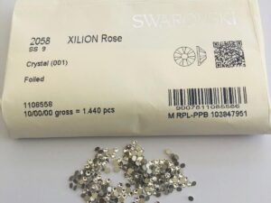 Alternative view of 50pcs  Swarovski® Crystals non hotfix ss9 Crystal Rhinestones Flatbacks