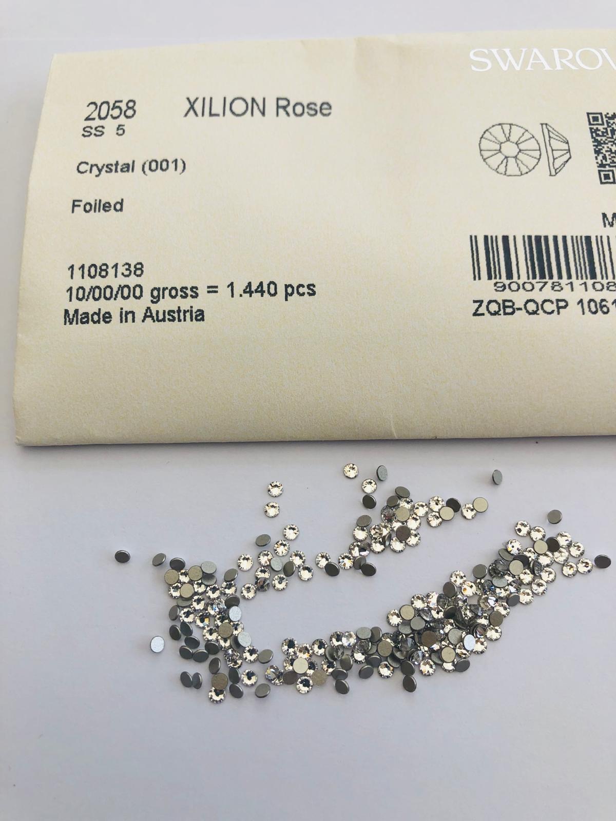 50pcs  Swarovski® Crystals non hotfix ss5 Crystal Rhinestones  Flatbacks