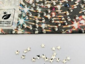 10pcs Tooth Gems Preciosa® Crystal Star 3mm Lead-Free Gems Non hotfix foiled 3mm Rhinestones Flatbacks