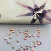 10pcs Tooth Gems Preciosa® AB Crystal MINI STAR Star 4mm Lead-Free Gems Non hotfix foiled Austrian Rhinestones Flatbacks