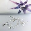 10pcs Tooth Gems Preciosa® Crystal Drops 2x6mm Lead-Free Crystal Gems Non hotfix foiled Austrian Rhinestones Flatbacks