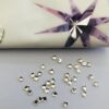 10pcs Tooth Gems Preciosa® Crystal MINI STAR Star 4mm Lead-Free Gems Non hotfix foiled Austrian Rhinestones Flatbacks