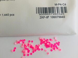 Alternative view of 30pcs  Swarovski® Electric Pink Ignite Neon non hotfix  ss7 Rhinestones Flatbacks 2058