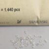 10pcs  Swarovski® Translucent Clear Crystal Diamond MINI 1.5x3mm Lead free Gems
