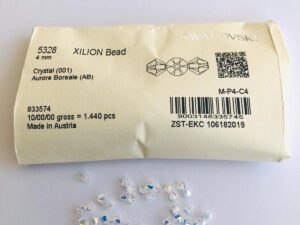 100pcs Swarovski® 4mm AB Crystal Bicone Beads 5328