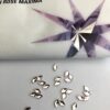 10pcs Tooth Gems Preciosa® Silk Diamond 5x3mm Lead-Free Crystal Gems Non hotfix foiled Austrian Rhinestones Flatbacks
