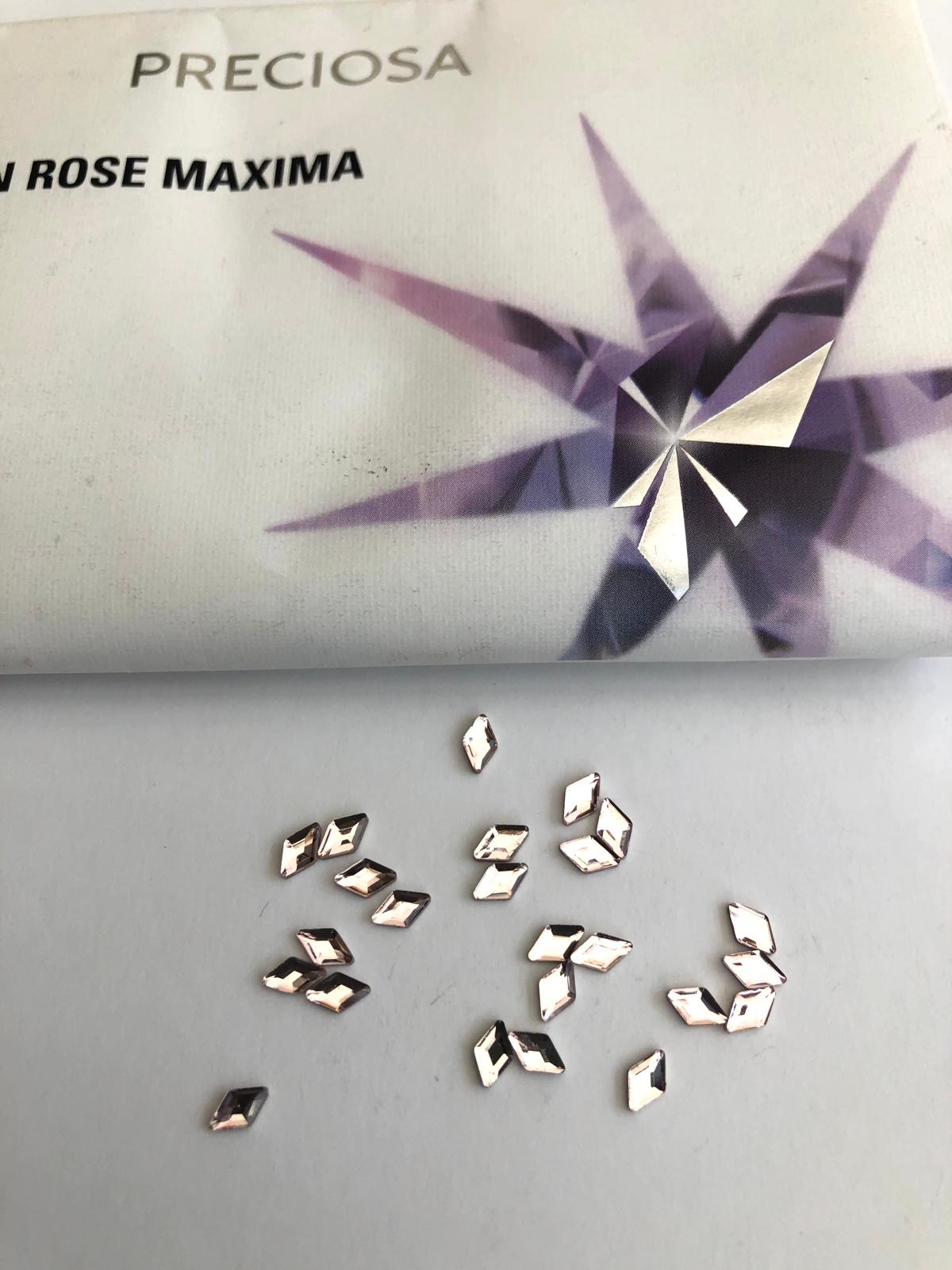 10pcs Tooth Gems Preciosa® Silk Diamond 5x3mm Lead-Free Crystal Gems Non hotfix foiled Austrian Rhinestones Flatbacks