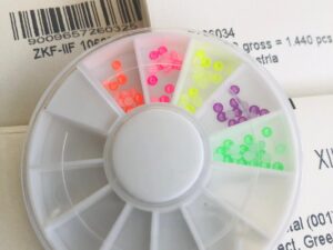 100pcs Swarovski® Mix Colour Electric Ignite Neon non hotfix ss7 (2.2mm) Rhinestones Flatbacks 2058