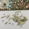 10pcs Tooth Gems Preciosa® Crystal Moon 2x4mm Lead-Free  Gems Non hotfix foiled Austrian Rhinestones Flatbacks