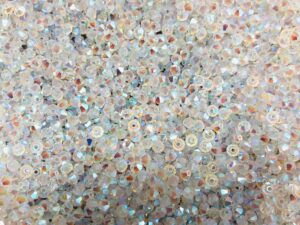 Alternative view of 50pcs Swarovski® 4mm 2XAB Crystal Bicone Beads 5328