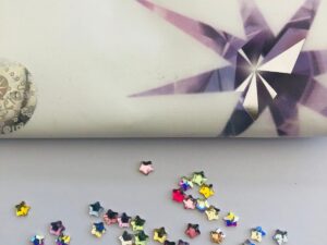 Alternative view of 10pcs Tooth Gems Preciosa® Mix Crystal MINI STAR Star 4mm Lead-Free Gems Non hotfix foiled Austrian Rhinestones Flatbacks