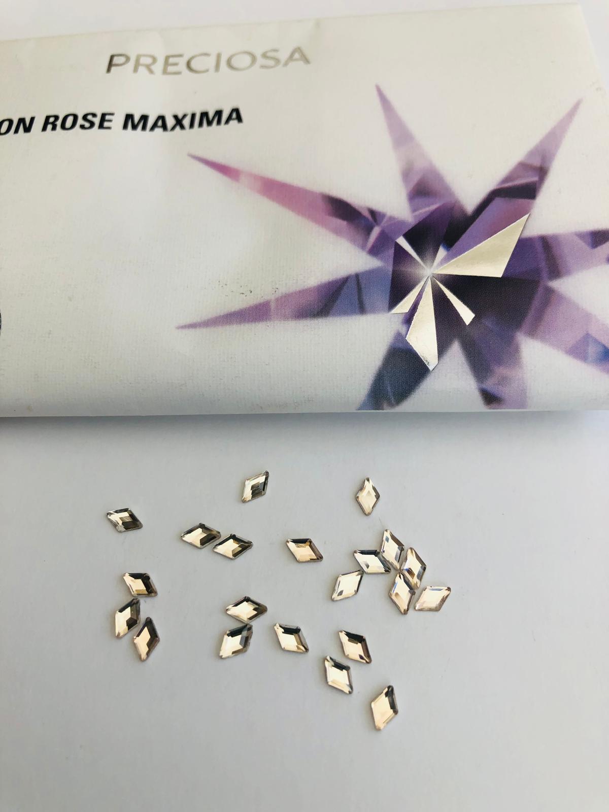 10pcs Tooth Gems Preciosa® Crystal Diamond 5x3mm Lead-Free Crystal Gems Non hotfix foiled Austrian Rhinestones Flatbacks