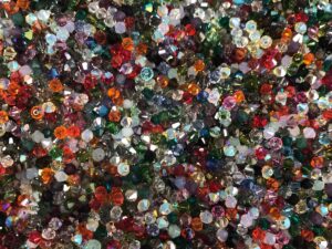 100pcs Swarovski® 4mm Mix Colour Crystal Bicone Beads 5328