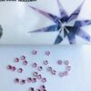 10pcs Tooth Gems Preciosa® Light Rose MINI STAR Star 4mm Lead-Free Gems Non hotfix foiled Austrian Rhinestones Flatbacks