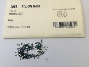 30pcs  Swarovski® Montana non hotfix  ss5  Rhinestones  Flatbacks 2058