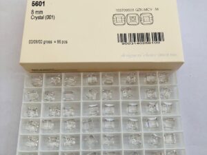 Alternative view of 10pcs Swarovski® 8mm Crystal Cubic Beads ref: 5601