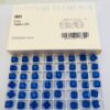10pcs Swarovski® 8mm Sapphire Cubic Beads ref: 5601
