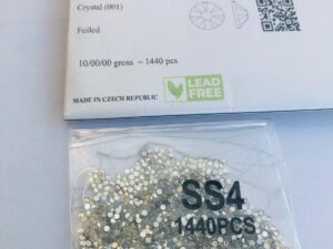 1440pcs Rubyscraft® ss4 Crystal Non Hotfix Lead free Design foiled rhinestone flatback ref: 5328