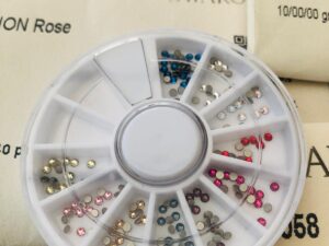 Tooth Gem Assorted Lead Free Swarovski® Wheel Mix 100pcs - ss5 - 10 Colour mix non hotfix ref: 2058