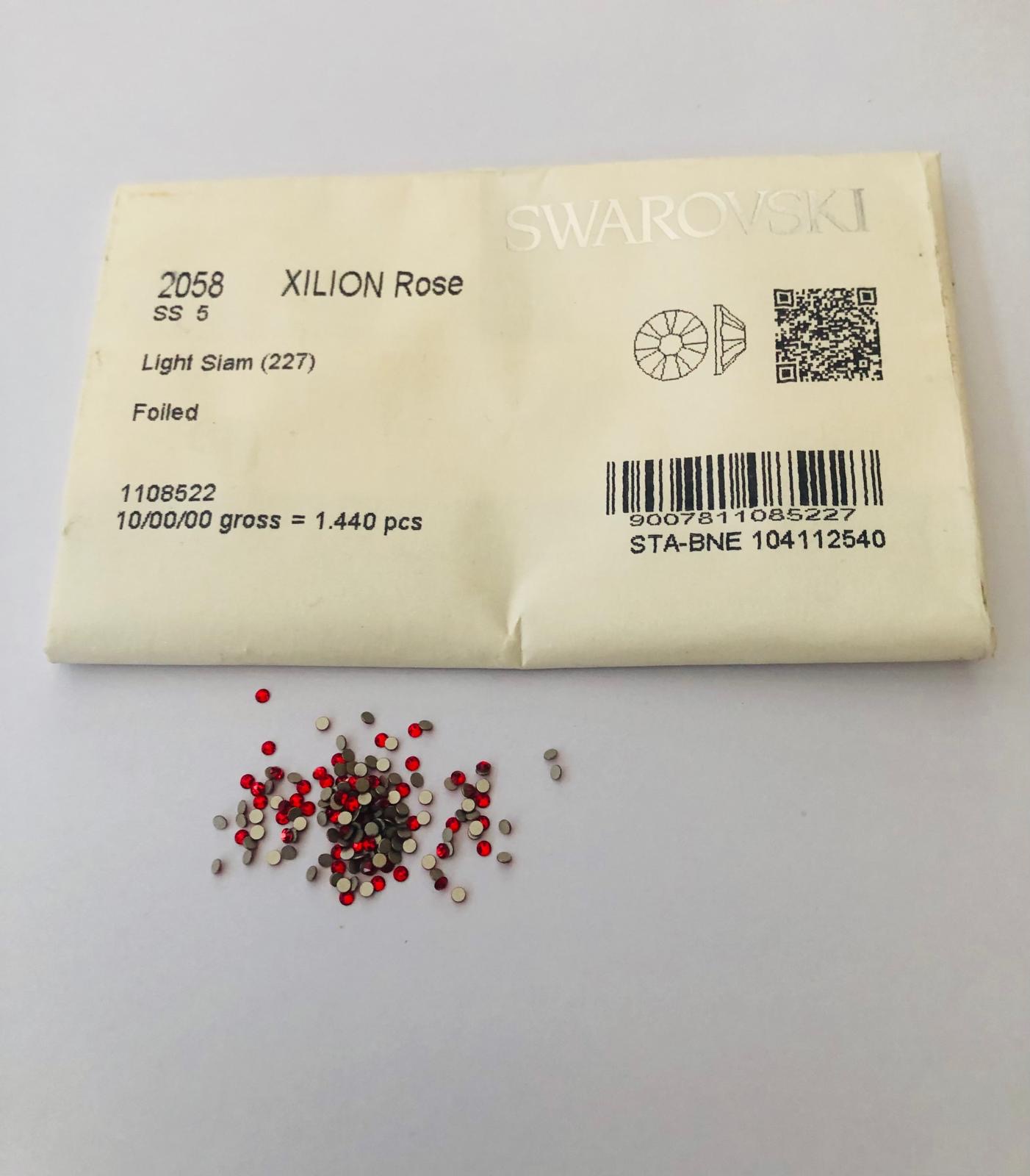30pcs  Swarovski® Light Siam non hotfix  ss5  Rhinestones  Flatbacks 2058