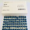 20pcs Swarovski® 8mm Marbled Blue Cubic Beads ref: 5601/B