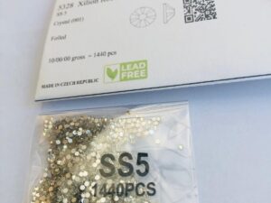 Alternative view of 1440pcs Rubyscraft® ss5 Crystal Non Hotfix Lead free Design foiled rhinestone flatback ref: 5328