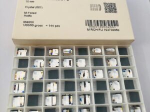 Alternative view of 10pcs Swarovski® Crystal 10mm Chessboard Crystal Flat Backs Hotfix ref: 2493