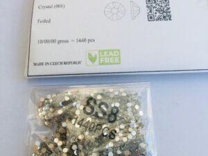 Alternative view of 1440pcs Rubyscraft® ss8 Crystal Non Hotfix Lead free Design foiled rhinestone flatback ref: 5328