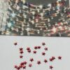 10pcs Tooth Gems Preciosa® Light siam  3mm Sparkly Star Lead-Free Gems Non hotfix foiled Austrian Rhinestones Flatbacks
