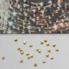 10pcs Tooth Gems Preciosa® 3mm Topaz Sparkly Star Lead-Free Gems Non hotfix foiled Austrian Rhinestones Flatbacks