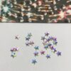 10pcs Tooth Gems Preciosa®  AB crystal 3mm Sparkly Star Lead-Free Gems Non hotfix foiled Austrian Rhinestones Flatbacks